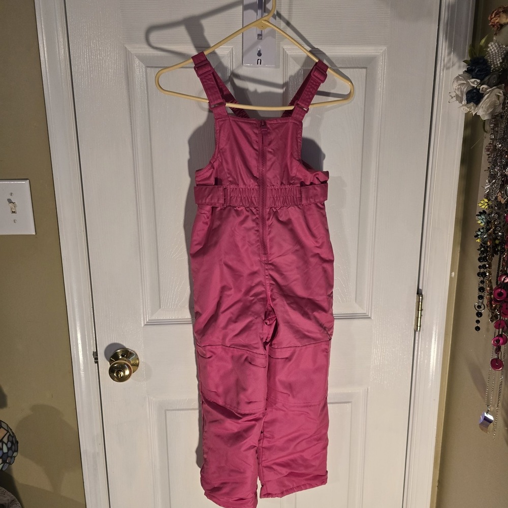 Cat &‎ Jack Neon Pink Snow Bib Size Size 5T Colorful Activewear Casual